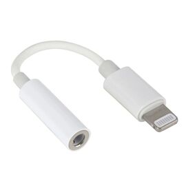  Адаптер RockBox LJ01 Lightning/3.5 jack для наушников (white) 