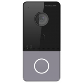  Видеопанель Hikvision DS-KV6113-WPE1(C) цвет панели черный 