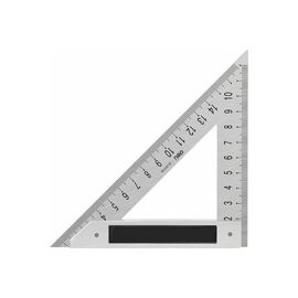  Линейка треугольная Deli DL303150 150мм, нерж + алюминиевое основание 