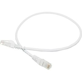  Патч-корд Lanmaster UTP LAN-PC45/U5E-0.5-WH вилка RJ-45-вилка RJ-45 кат.5е 0.5м белый LSZH (уп.:1шт) 