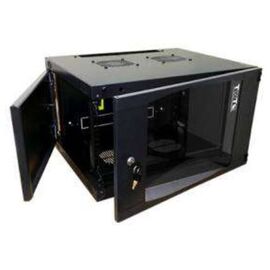  Шкаф коммутационный Lanmaster Next TWT-CBWNG-15U-6X4-BK 15U 550x450мм пер.дв.стекл 60кг черный 
