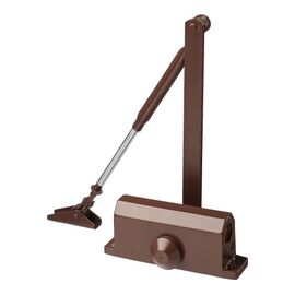  Доводчик дверной STAYER 37917-80, для дверей массой до 80 кг, цвет коричневый 