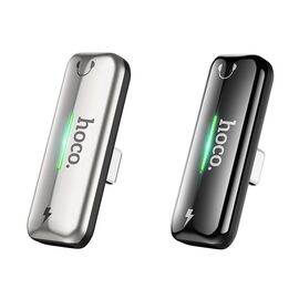  Адаптер audio для Lightning 8-pin Hoco LS27 (Metal Grey) 
