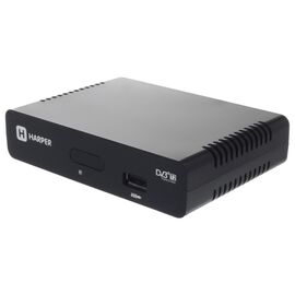 Ресивер DVB-T2 HARPER HDT2-1108 чёрный DVB-T, DVB-T2 