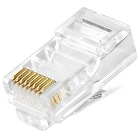  Коннектор UGREEN NW110 50246 RJ45 Network Connector for UTP Cat 5, Cat 5e 100pcs 