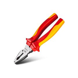  Плоскогубцы Deli DL512008 диэлектрические комбинированные 200мм, сталь Cr-V, сертификат VDE для работ под напряжение 