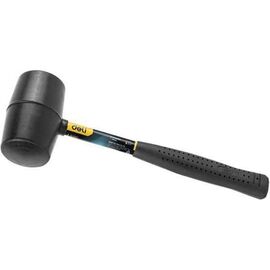  Киянка резиновая Deli DL5916 450 грамм, фиберглассовая рукоять с резиновой вставкой 