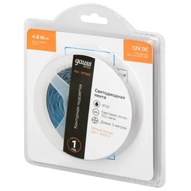  Лента светодиодная Gauss Basic BT005 5м 