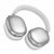  Наушники полноразмерные Borofone BO27 Rhyme, беспроводные, bluetooth 5.3, AUX, цвет: серебряный (1/40) 