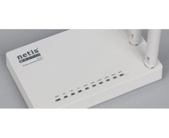  NETIS WF2409E Wi-Fi Роутер 300Mbps, 2.4GHz. 802.11b/g/n, 4х100Mbps LAN ports, 3 антенны несъёмные 5 dBi 
