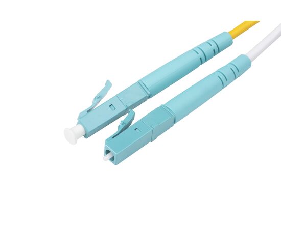  Патч-корд HYPERLINE FC-D2-503-LC/PR-LC/PR-H-3M-LSZH-AQ волоконно-оптический MM 50/125(OM3), LC-LC, duplex, 10G/40G, LSZH, 3 м (001863) 