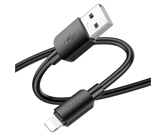  HOCO X96/ USB кабель Lightning/ 1m/ 2.4A/ Black 
